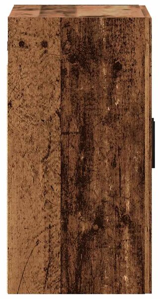 Antik fa színű szerelt fa faliszekrény 60 x 31 x 60 cm