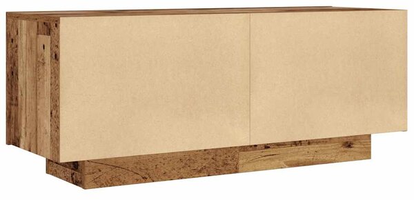 Antik hatású szerelt fa TV-szekrény 100 x 35 x 40 cm