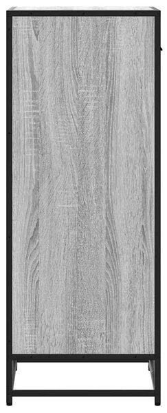 Szürke sonoma színű szerelt fa cipőtartó 48x38x97,5 cm
