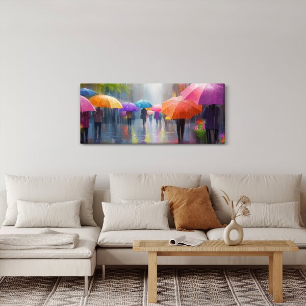 Kép - Esős nap (120x50 cm)