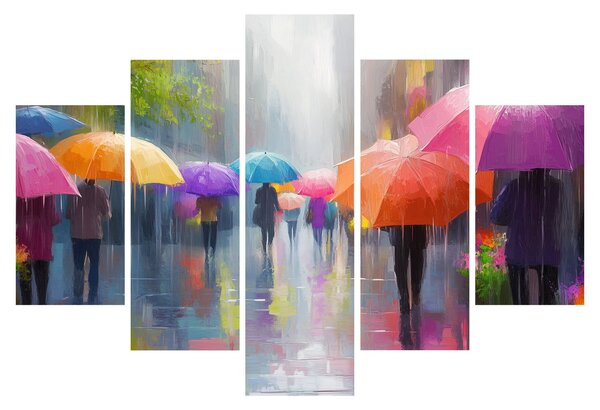 Kép - Esős nap (150x105 cm)