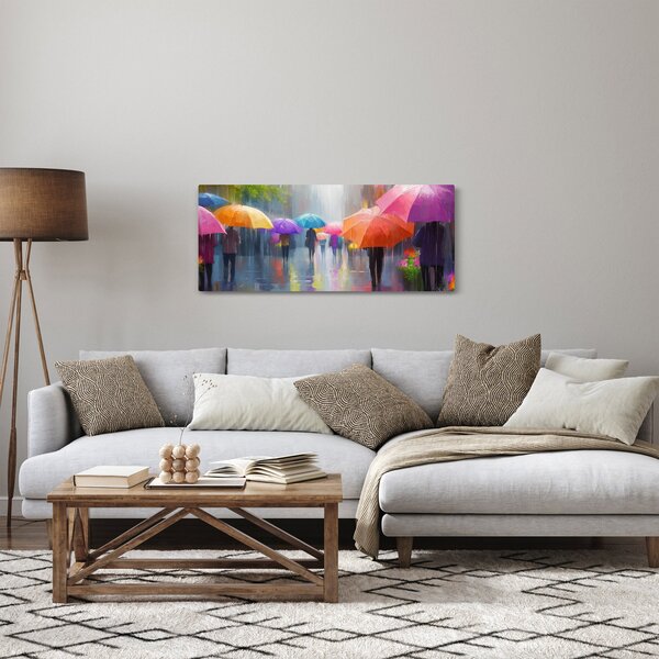 Kép - Esős nap (120x50 cm)