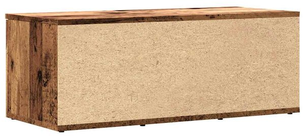 TV szekrény Régi fa 80x34x30 cm Gépelt fa