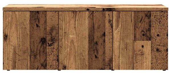TV szekrény Régi fa 80x34x30 cm Gépelt fa