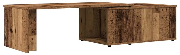 Dohányzóasztal Régi fa 150x50x35 cm Gépelt fa