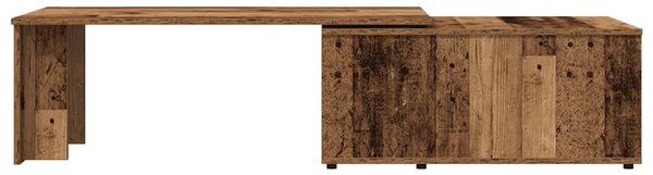 Dohányzóasztal Régi fa 150x50x35 cm Gépelt fa
