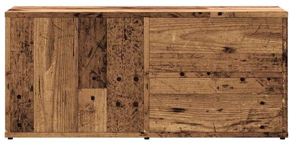 Antik fa színű szerelt fa TV-szekrény 80x34x35,5 cm