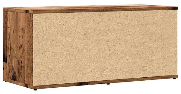 Antik fa színű szerelt fa TV-szekrény 80x34x35,5 cm