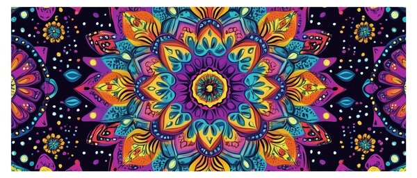 Kép - Kaleidoszkópos mandala (120x50 cm)