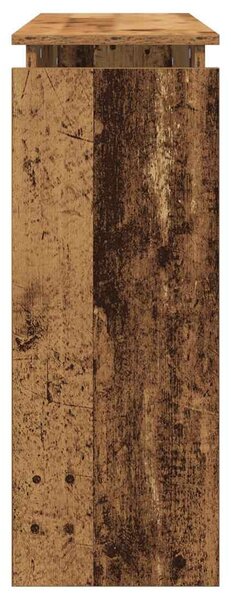 Szürke sonoma szerelt fa tálalóasztal 102x30x80 cm