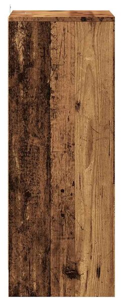 Antik fa színű szerelt fa cipősszekrény 60 x 35 x 92 cm