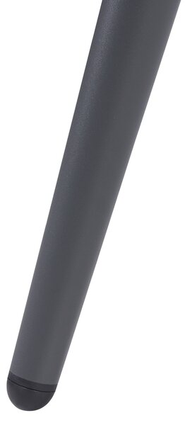 Kerti asztal LIPARI 140 cm 80 cm Üveg Szürke