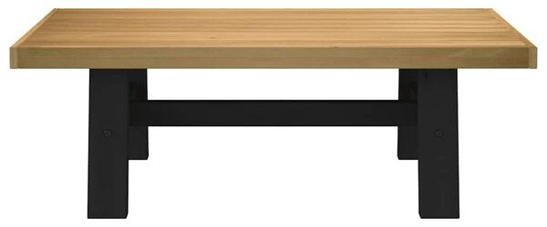 Dohányzóasztal NOAIN A alakú lábak 120x60x40cm tömör fa fenyőfa