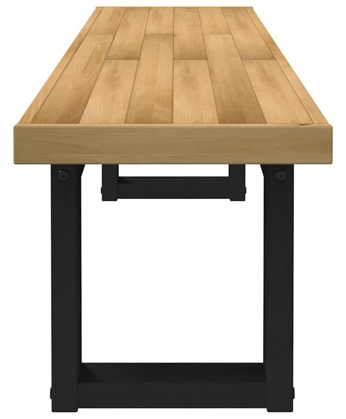 Étkezőpad NOAIN U alakú lábak 180x40x45 cm tömörfa fenyőfa