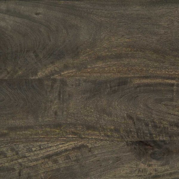 Fekete tömör mangófa TV-szekrény 100 x 33 x 46 cm
