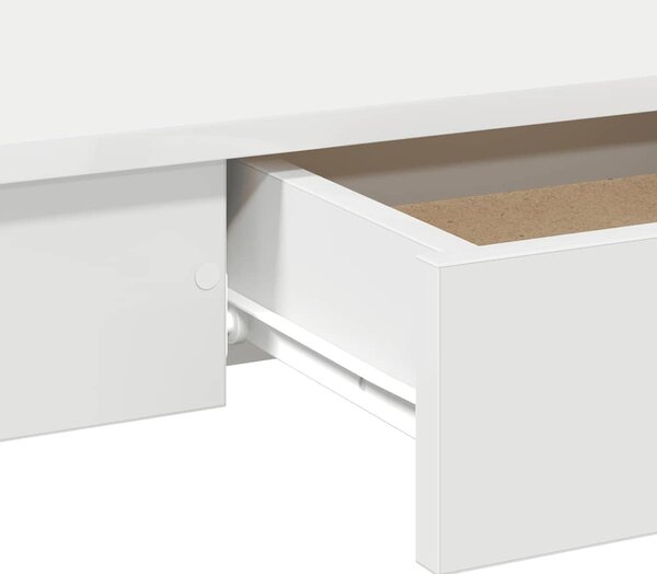 Fehér forgácslap íróasztal 100x45x75 cm