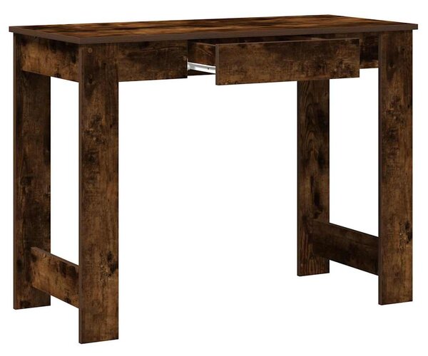 Füstös tölgy színű szerelt fa íróasztal 100x45x75 cm