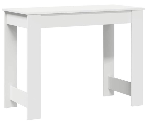 Fehér forgácslap íróasztal 100x45x75 cm