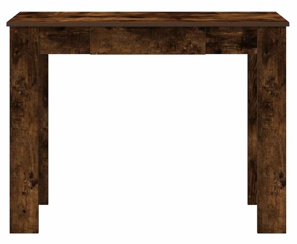 Füstös tölgy színű szerelt fa íróasztal 100x45x75 cm