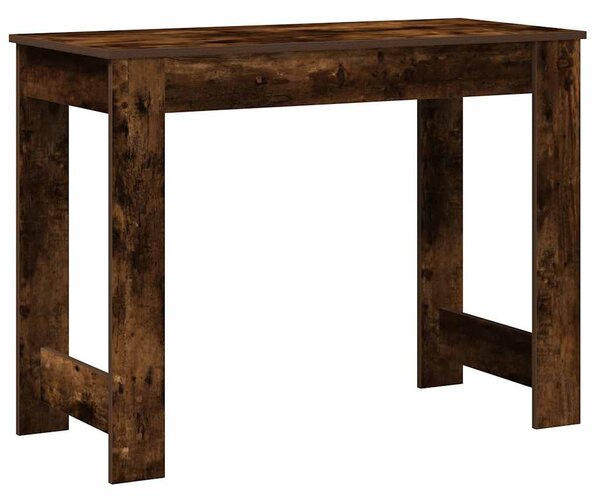 Füstös tölgy színű szerelt fa íróasztal 100x45x75 cm