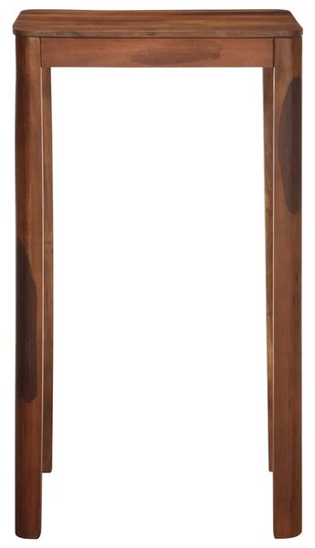 Bárasztal 60x60x107 cm tömör fa akácfa