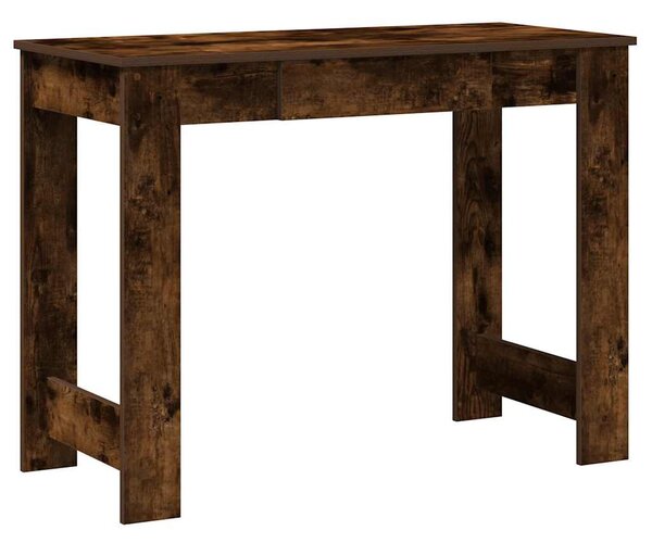 Füstös tölgy színű szerelt fa íróasztal 100x45x75 cm