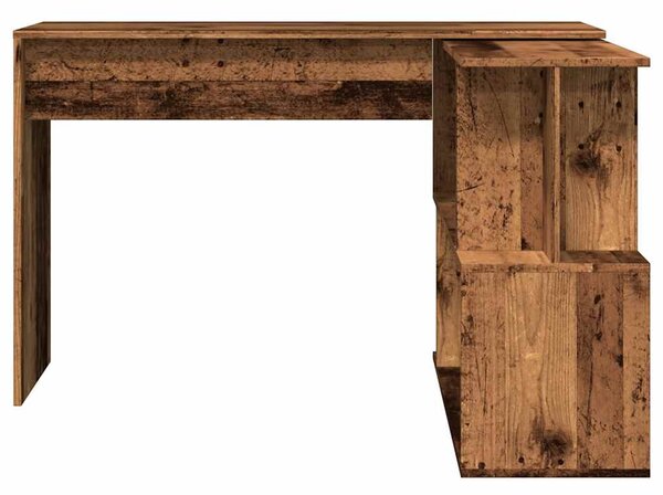 Sarokasztal Régi fa 200,5x50x76 cm Gépelt fa