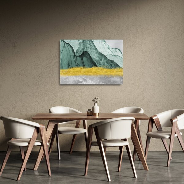Üveg kép - Smaragdhegység N⁰2 (70x50 cm)