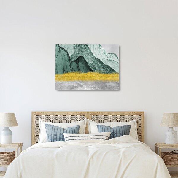 Üveg kép - Smaragdhegység N⁰2 (70x50 cm)