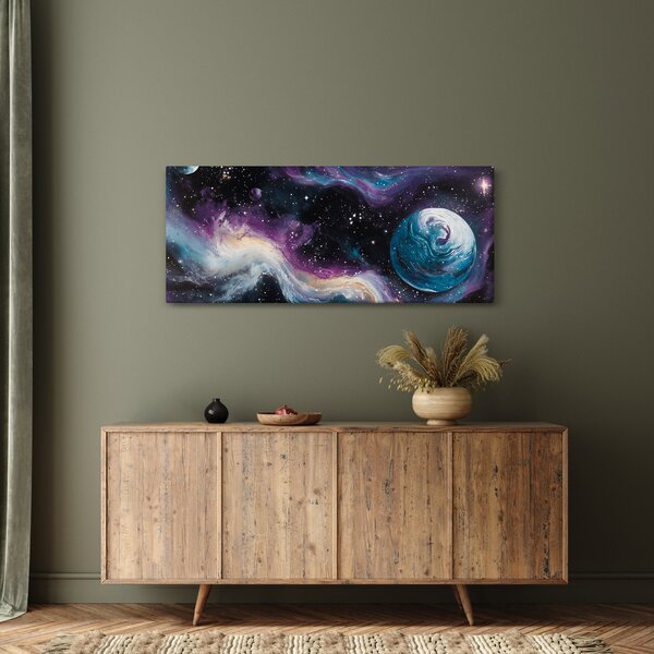Kép - Festett univerzum (120x50 cm)