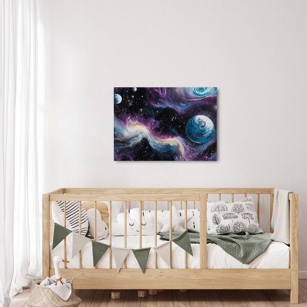 Kép - Festett univerzum (70x50 cm)