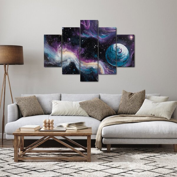 Kép - Festett univerzum (150x105 cm)