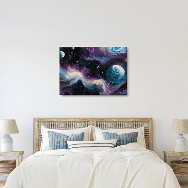 Kép - Festett univerzum (70x50 cm)