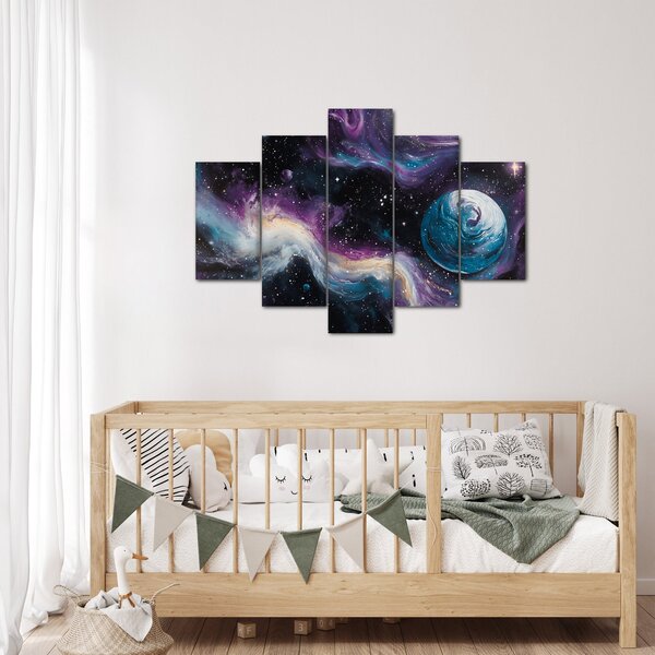 Kép - Festett univerzum (150x105 cm)
