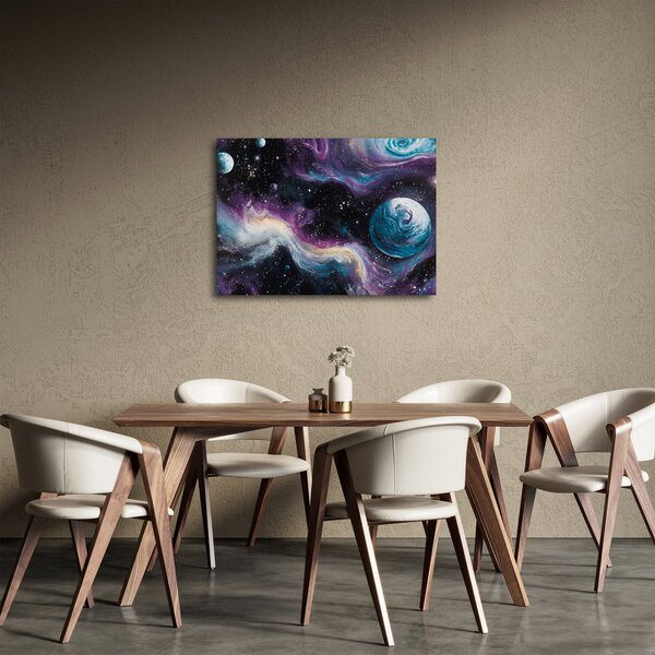Kép - Festett univerzum (70x50 cm)