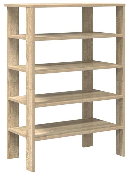 Sonoma tölgy színű szerelt fa cipőtartó 61x32x87,5 cm