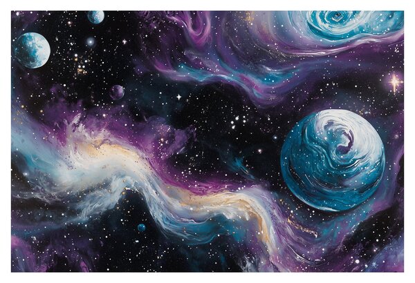 Kép - Festett univerzum (90x60 cm)