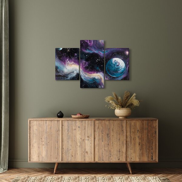 Kép - Festett univerzum (90x60 cm)