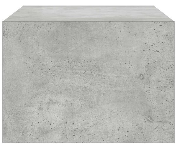TV szekrény LED világítással beton szürke 75x35,5x25 cm