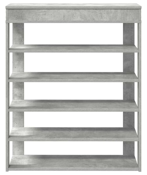 Beton tölgy szerelt fa cipőtartó 80x30x98 cm