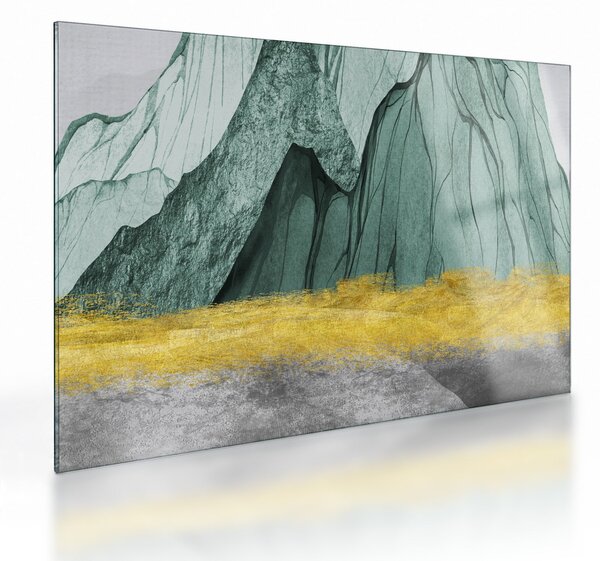 Üveg kép - Smaragdhegység N⁰3 (70x50 cm)