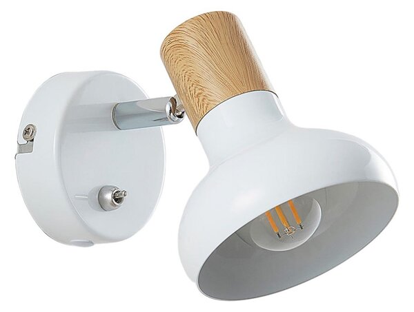 Fali Lámpa Lindby, Fridolin, dimmable, Fehér, Nappali, Fém, Modern