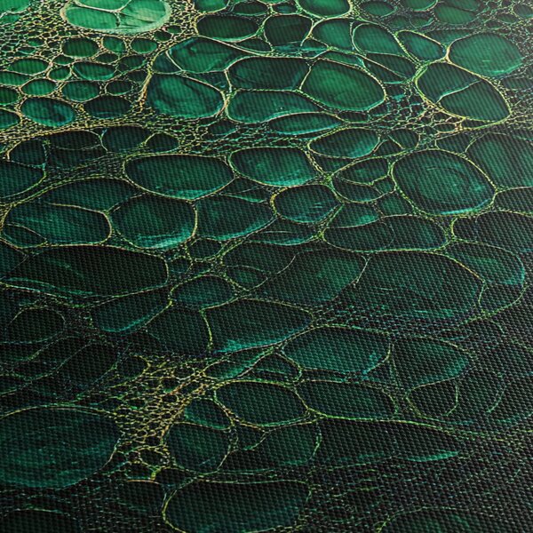 Kép - Zöld mikroszkópos kép (70x50 cm)