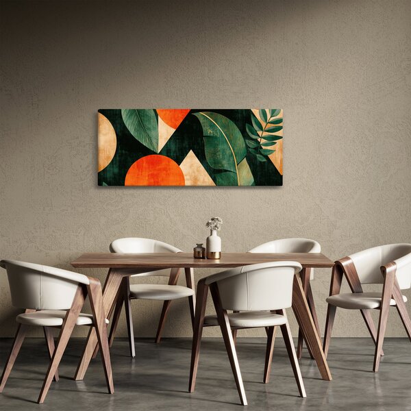 Kép - Geometrikus természeti minták II. (120x50 cm)