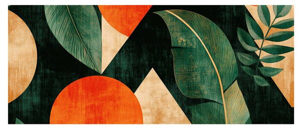 Kép - Geometrikus természeti minták II. (120x50 cm)