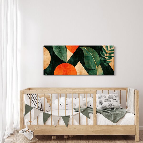 Kép - Geometrikus természeti minták II. (120x50 cm)