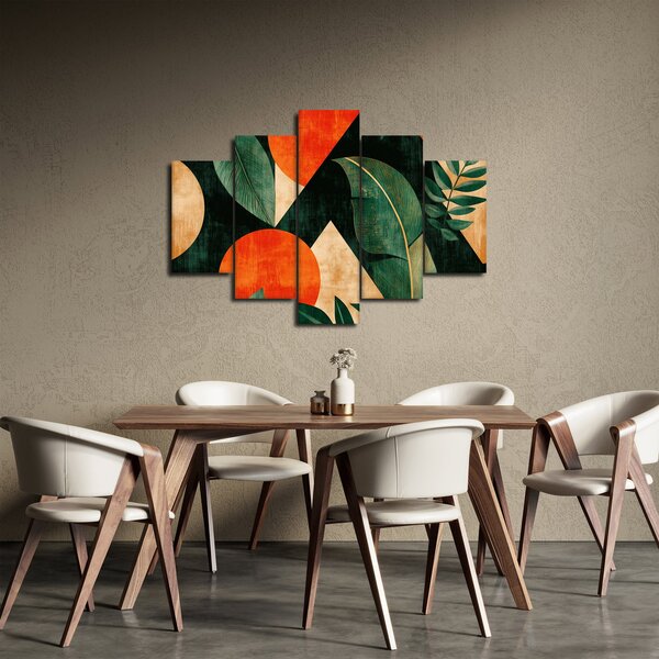 Kép - Geometrikus természeti minták II. (150x105 cm)
