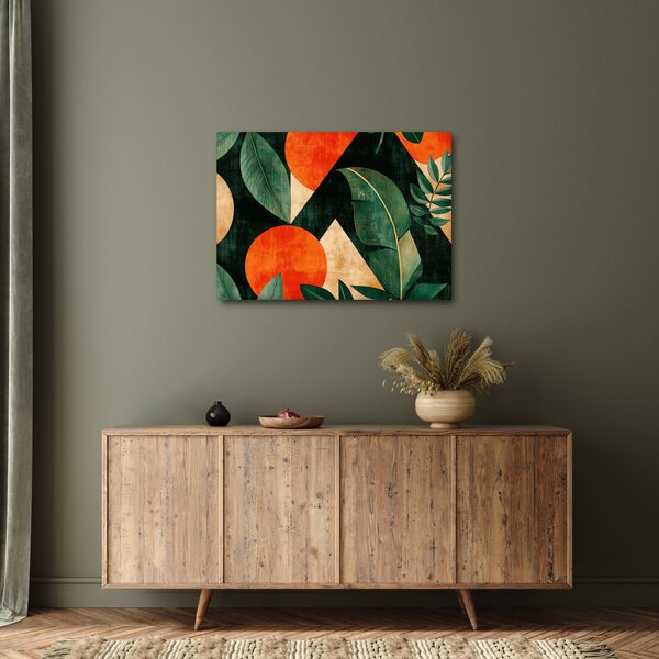 Kép - Geometrikus természeti minták II. (70x50 cm)
