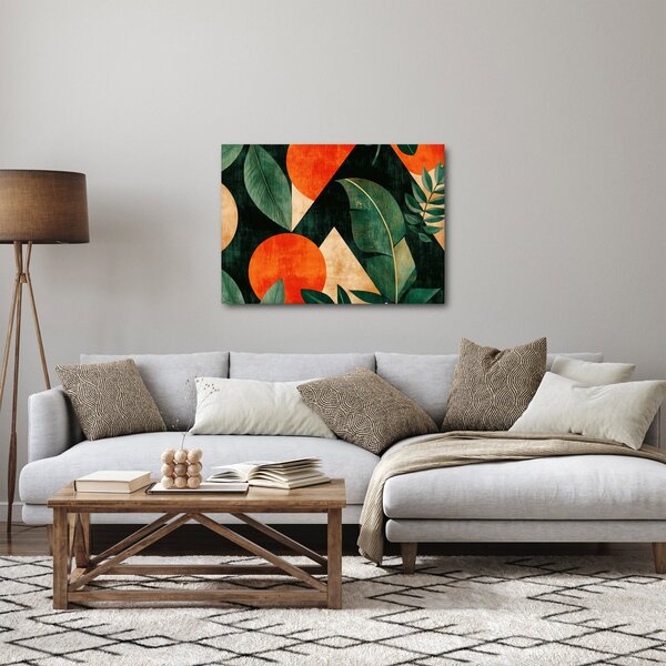 Kép - Geometrikus természeti minták II. (70x50 cm)