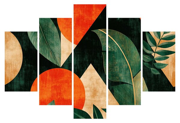 Kép - Geometrikus természeti minták II. (150x105 cm)
